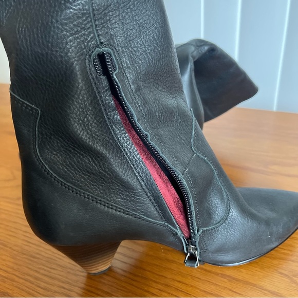 Naked Feet Semper Leather Boots Size 6.5 Black - Picture 13 of 16